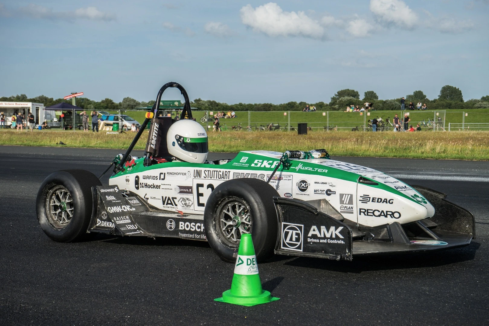 The Germans shaved 0.006 seconds off the previous record time