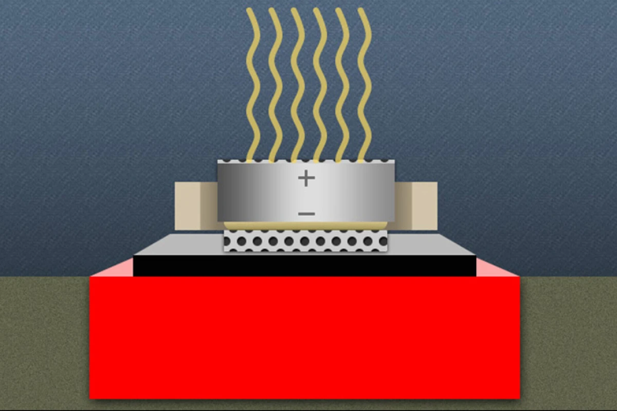Researchers have developed a coating that prevents a battery from conducting electricity when swallowed (Image: Christine Daniloff/MIT)