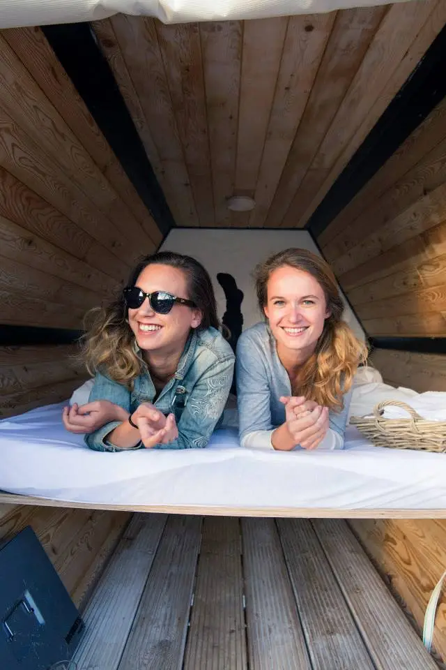 There's a king-size bed inside (Photo: B-And-Bee)