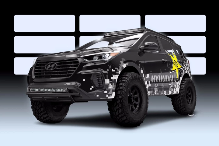 The RPG Hyundai Santa Fe will be among the wild tunes of SEMA 2016