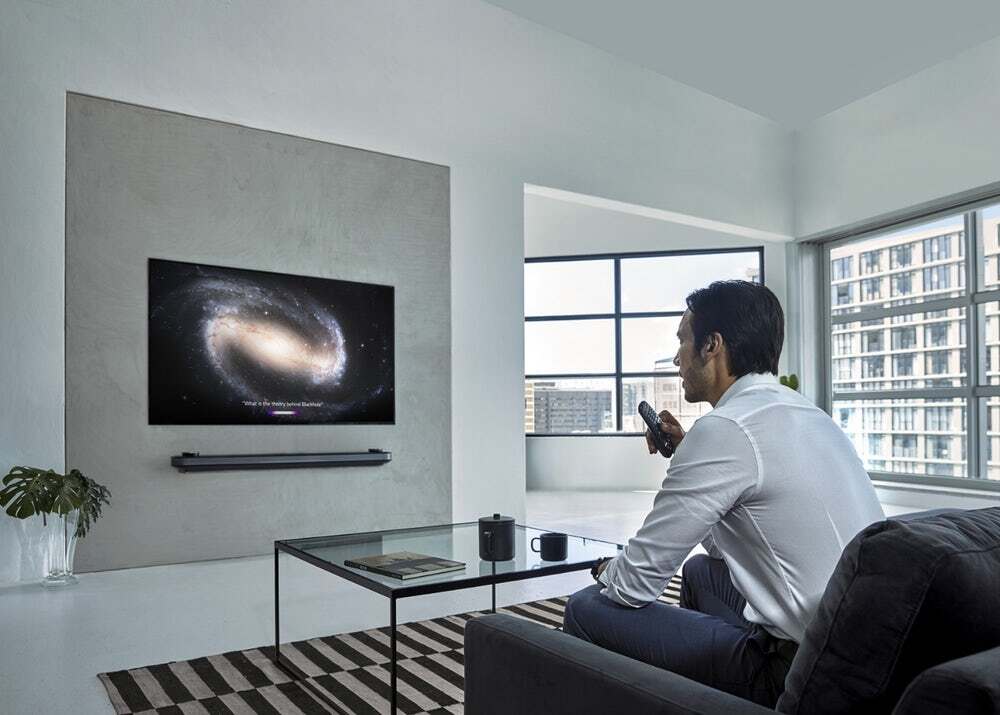 LG's 2019 TV range includes AI-optimized image and audio quality
