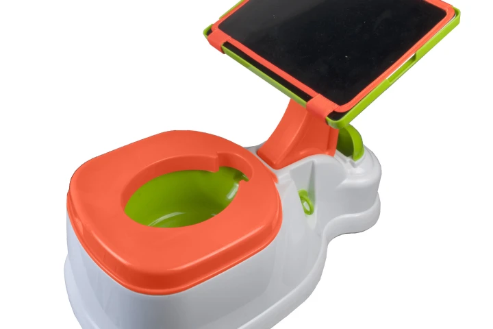 The iPotty has been designed to help children learn to use the potty by keeping them entertained when nature calls