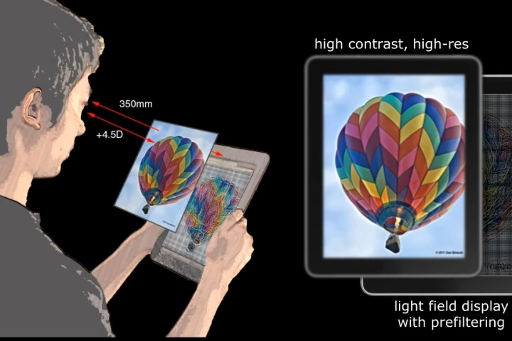 Researchers at UC Berkeley claim to have created a vision-correcting matrix for display screens