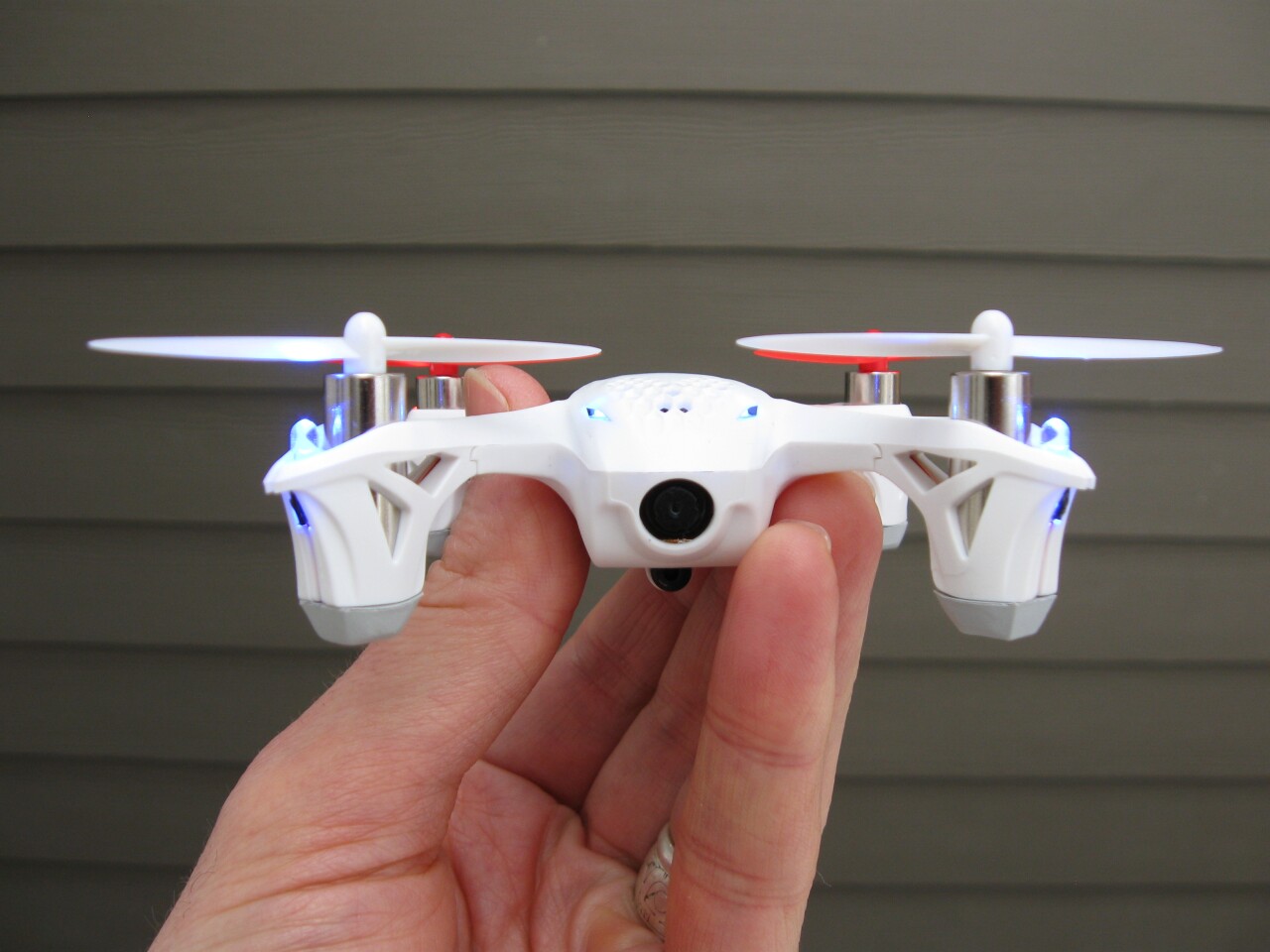 A front view of the FPV
