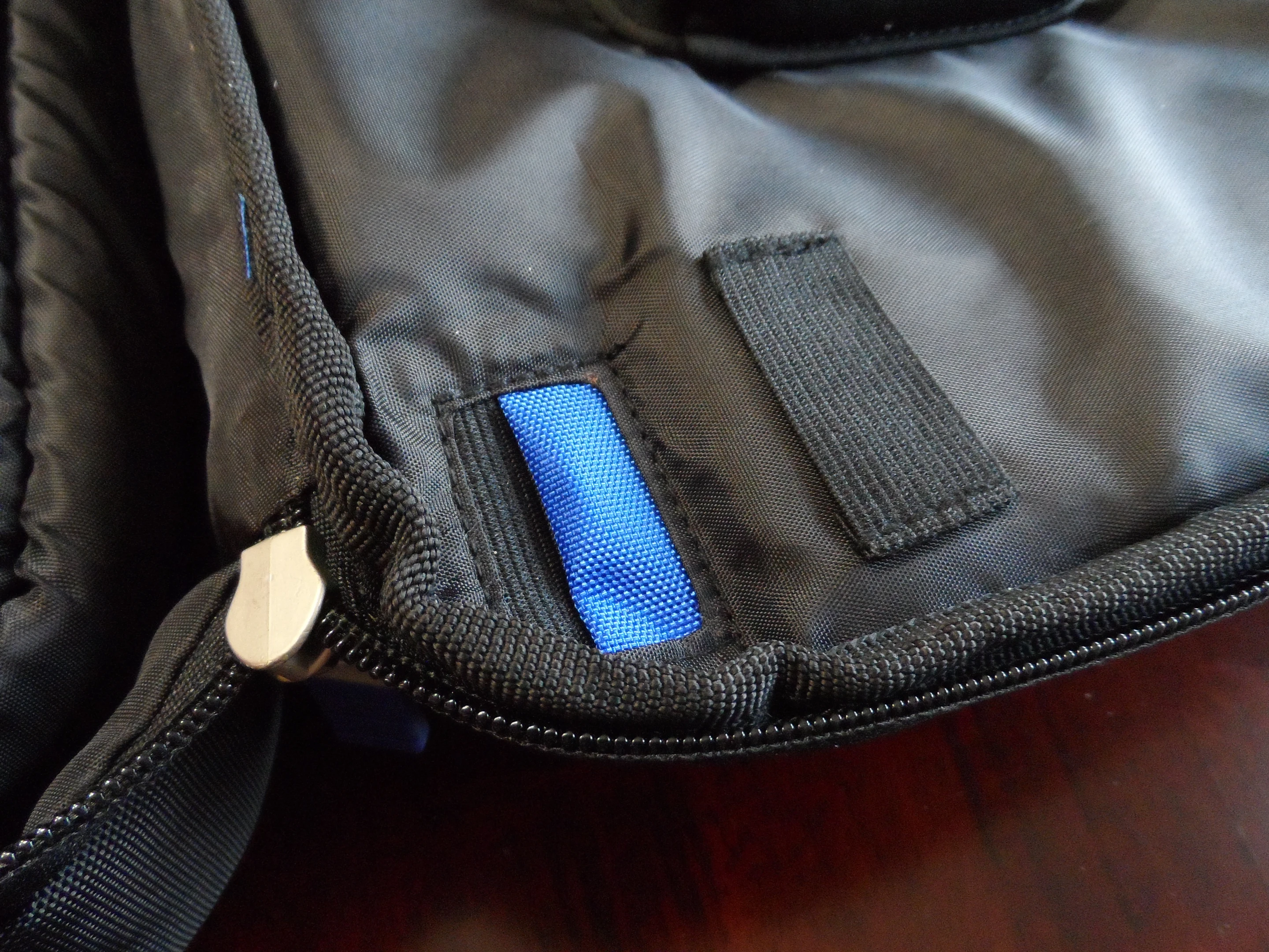 One of the channels where users can run cables to other pockets