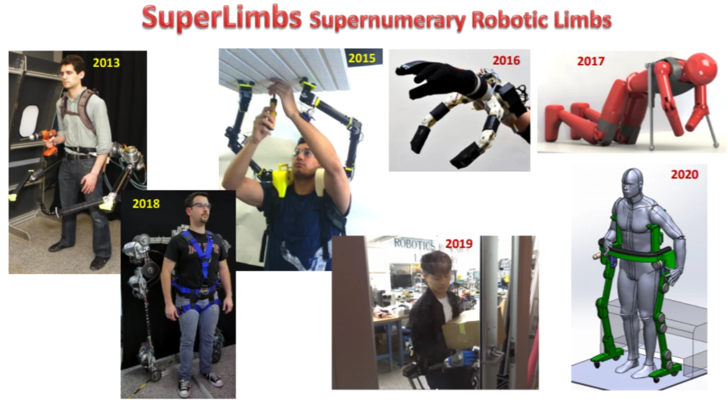 SuperLimbs have already been adapted to a number of different tasks