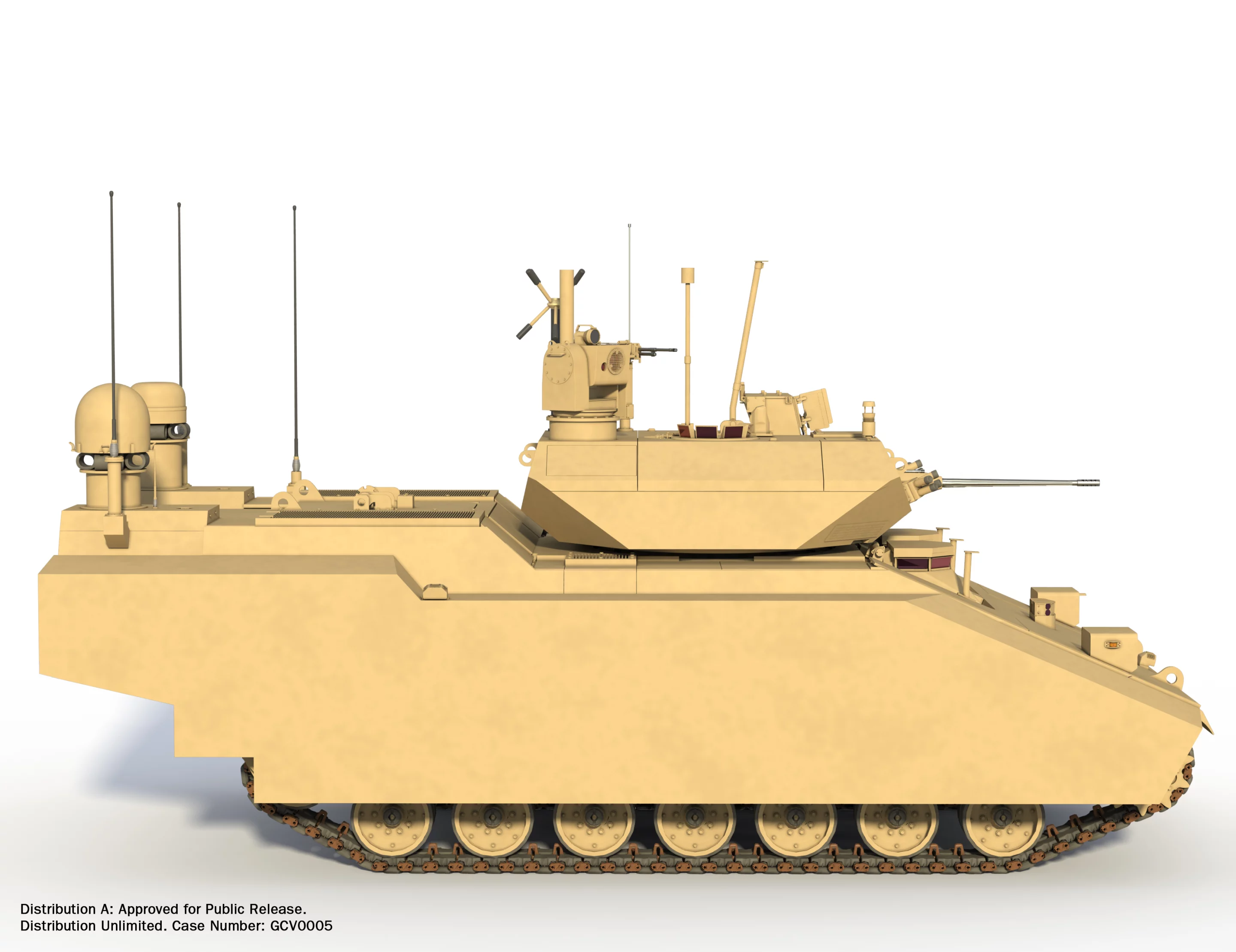 Artist's concept of the BAE Systems/Northrop Grumman hybrid GCV