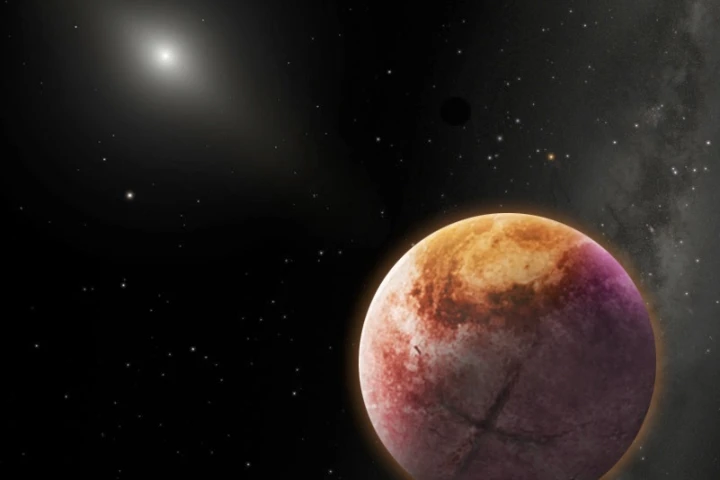 An artist's conception of Planet 9