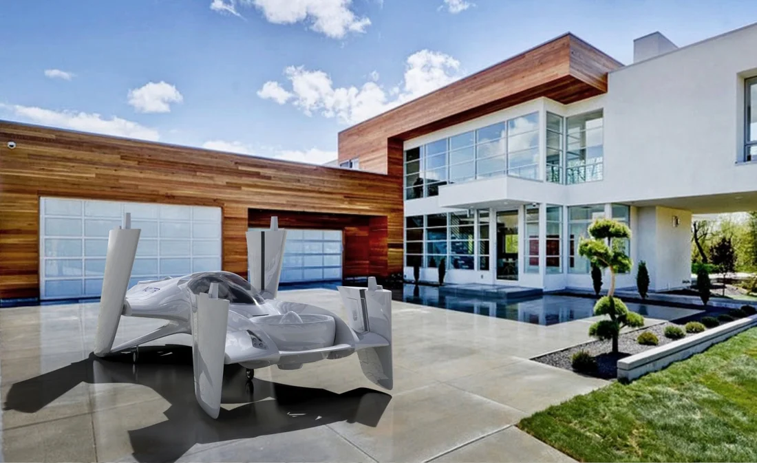 The DeLorean DR-7 can park in a home garage