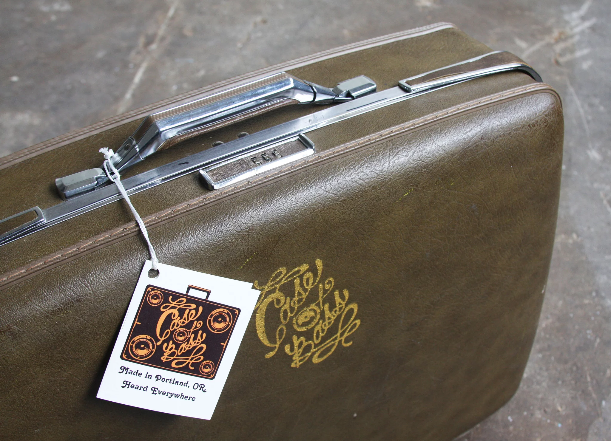 The creatively-named Norman Rockswell American Tourister case