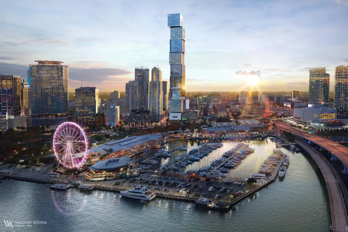 Waldorf Astoria Miami is due to begin construction in mid-2022 and is expected to be completed in 2026