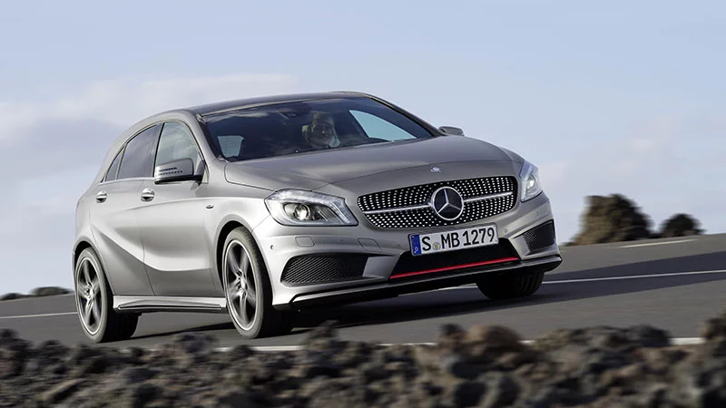 The new Mercedes-Benz A-Class in "AMG Sport" exterior spec.