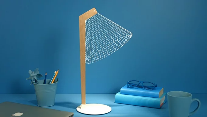 DESKi is the Bulbing Lamp designed to look like a traditional desk lamp