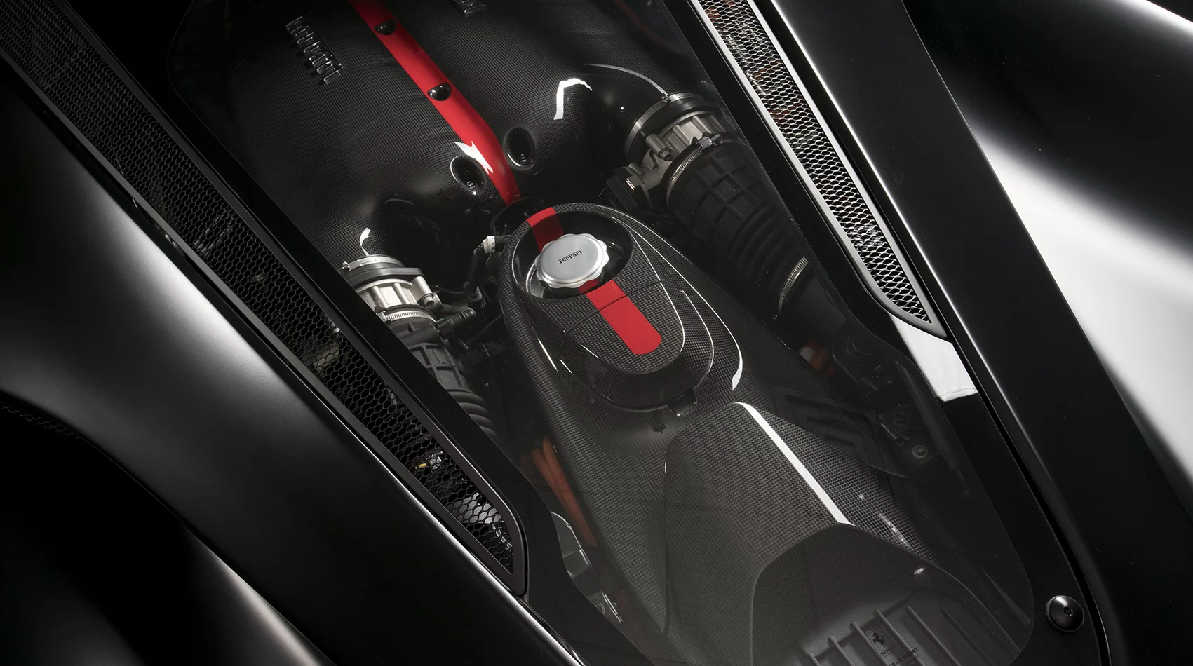 This LaFerrari is red and black throughout