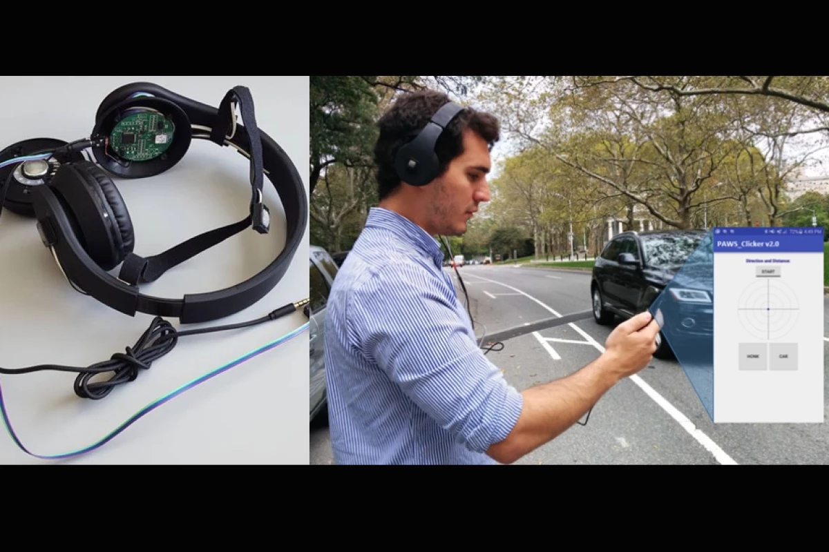 The prototype headphones are presently being tested on the streets of New York City
