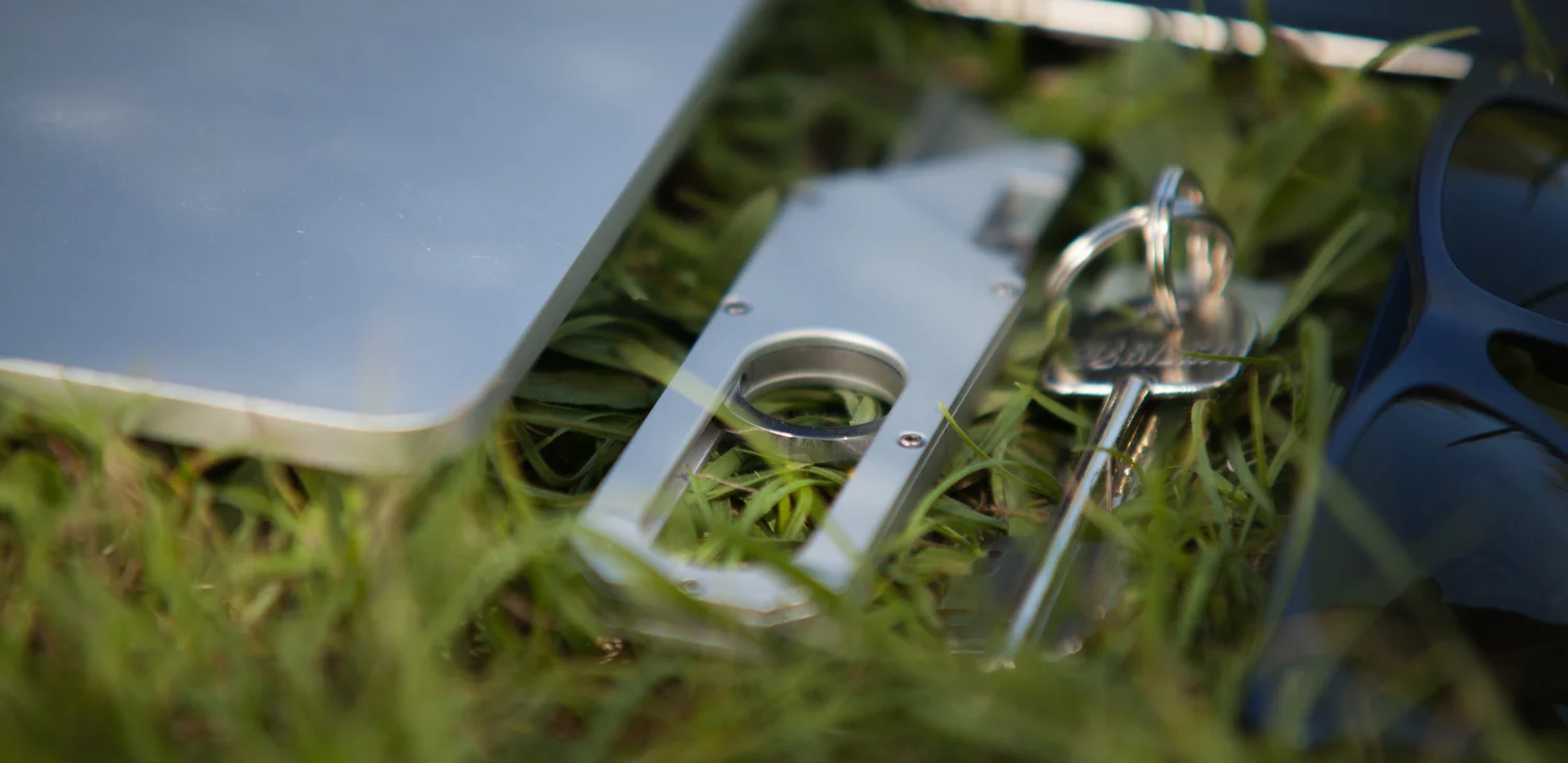 The Maker Knife is crafted from corrosion-resistant stainless steel and aluminium