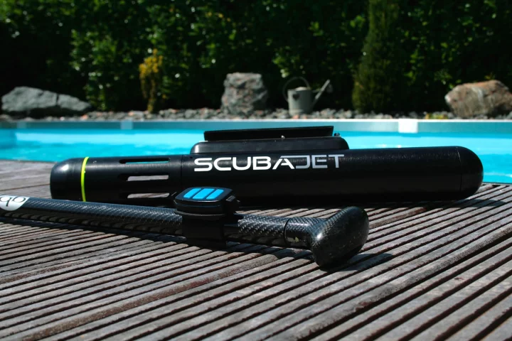 The Scubajet brings motor power to classic water sports