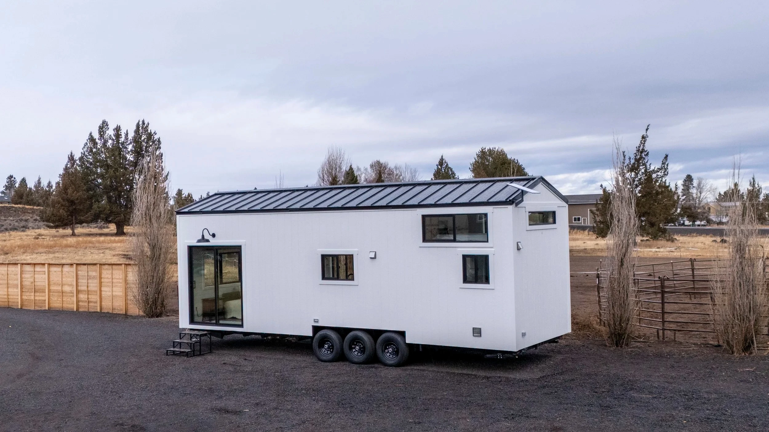 The Ochoco has an extra-wide interior, helping make it feel more like a big house than a typical tiny house