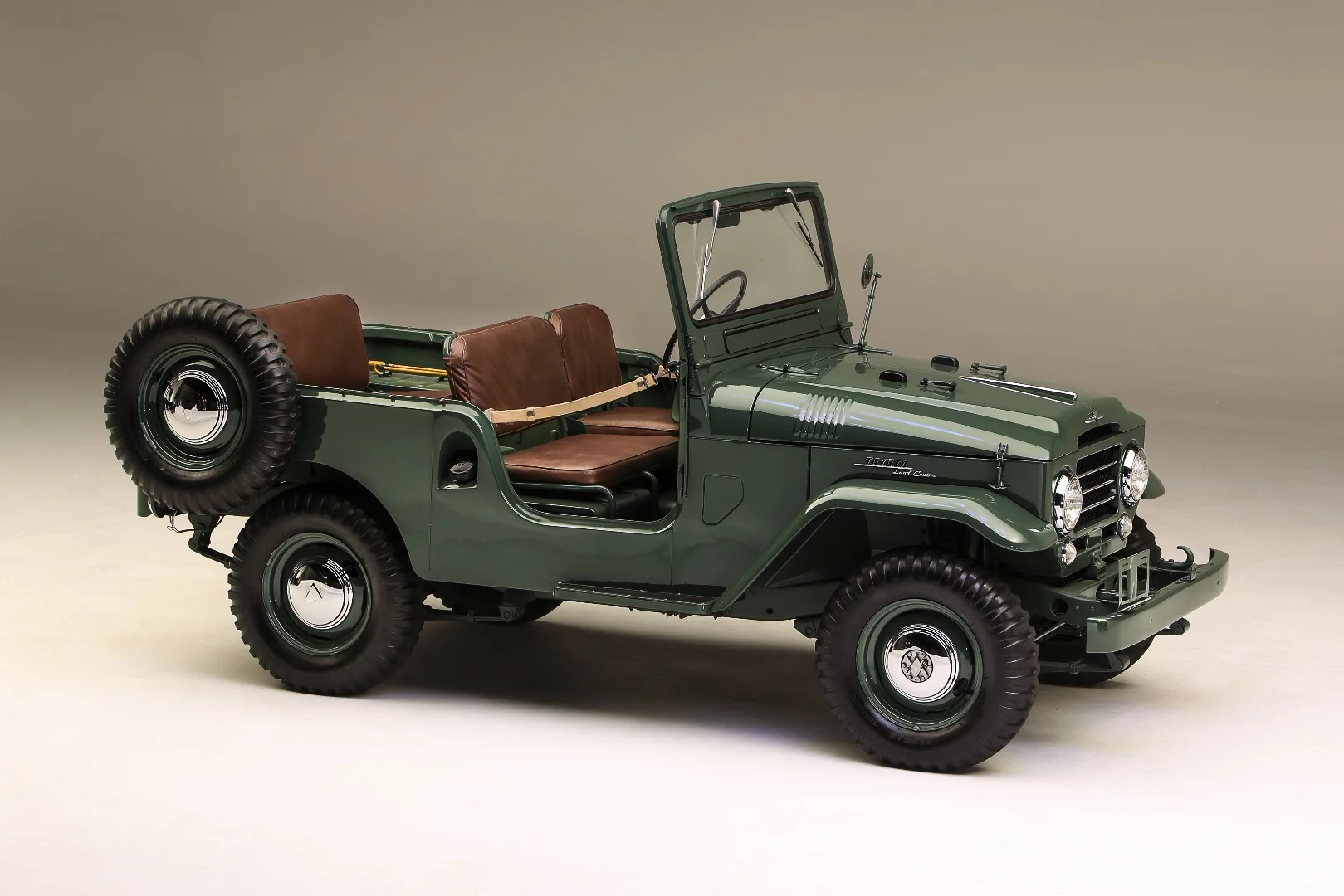 This 1961 Toyota Land Cruiser FJ25 is appearing with the Land Speed Cruiser at SEMA