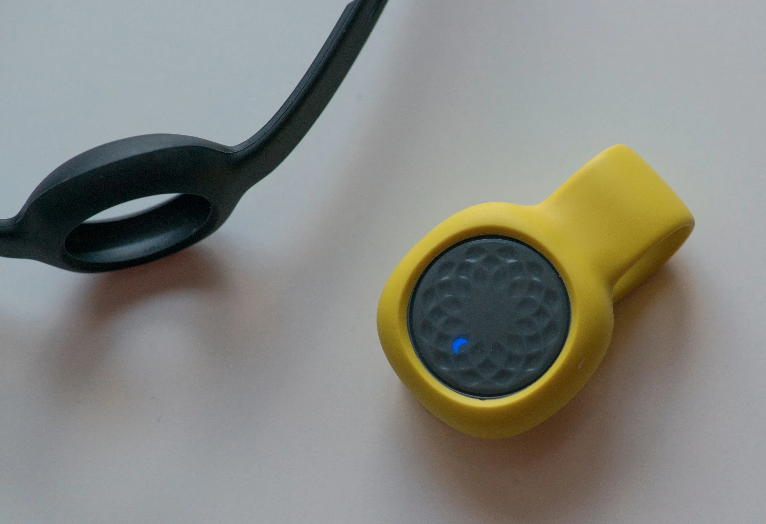 The Jawbone UP Move fitness tracker can be used in the clip holder or with the optional wrist strap