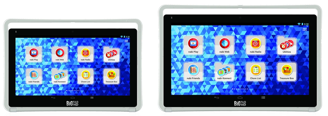 The nabi Big Tab HD 20-in and nabi Big Tab HD 24-in