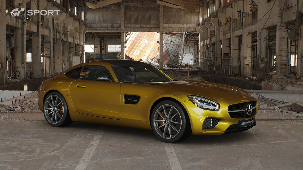 The AMG GTS in GT Sport