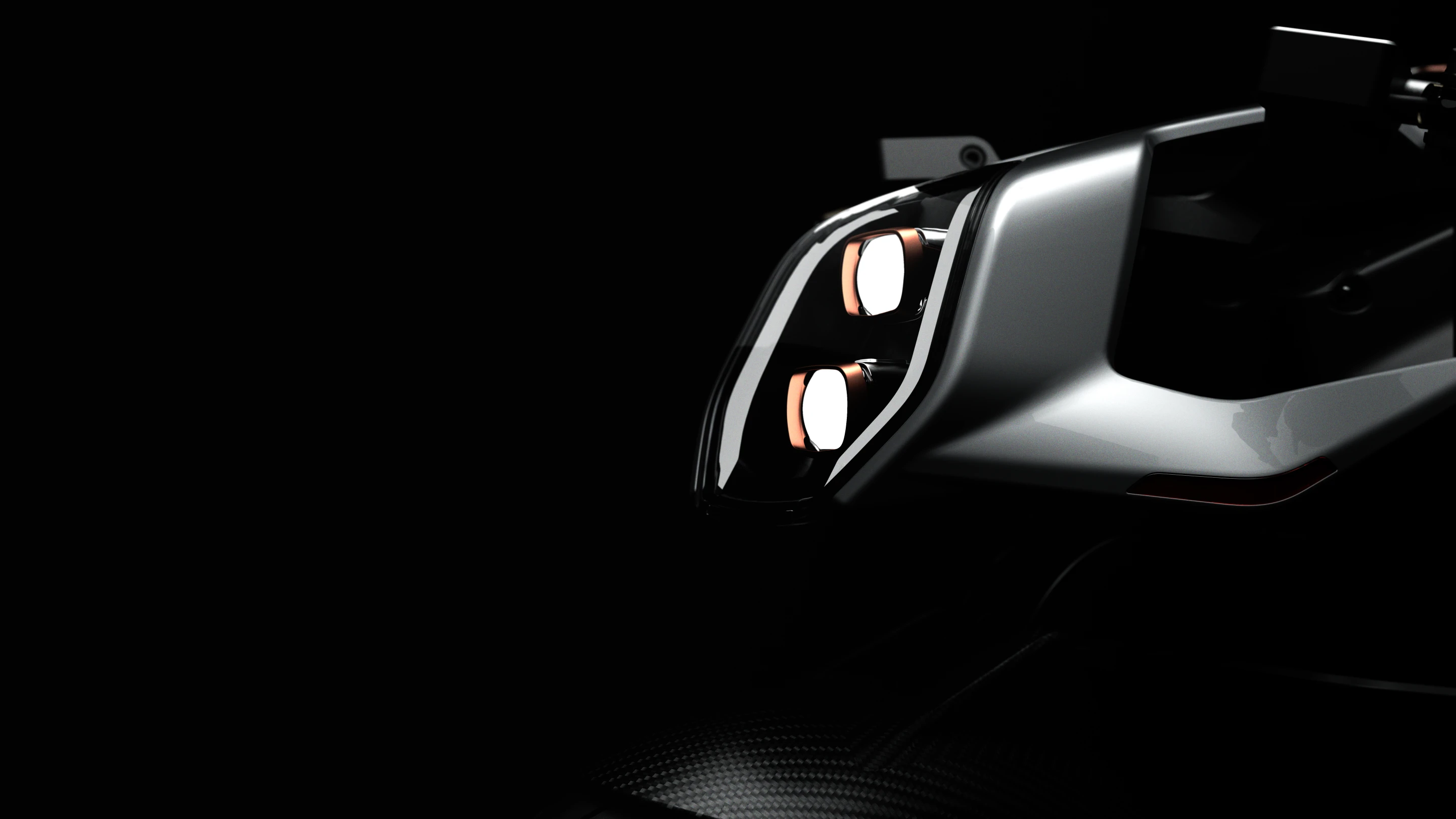 Arc Vector: stacked LED headlights