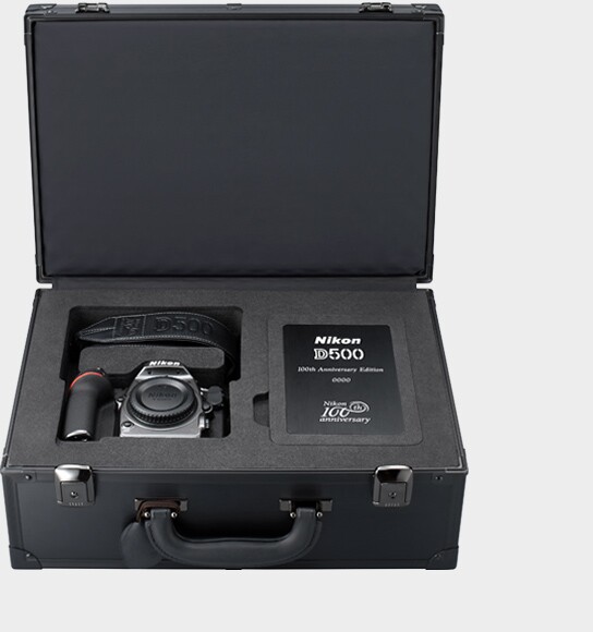 The limited-edition D5 and D500 come in special metal cases