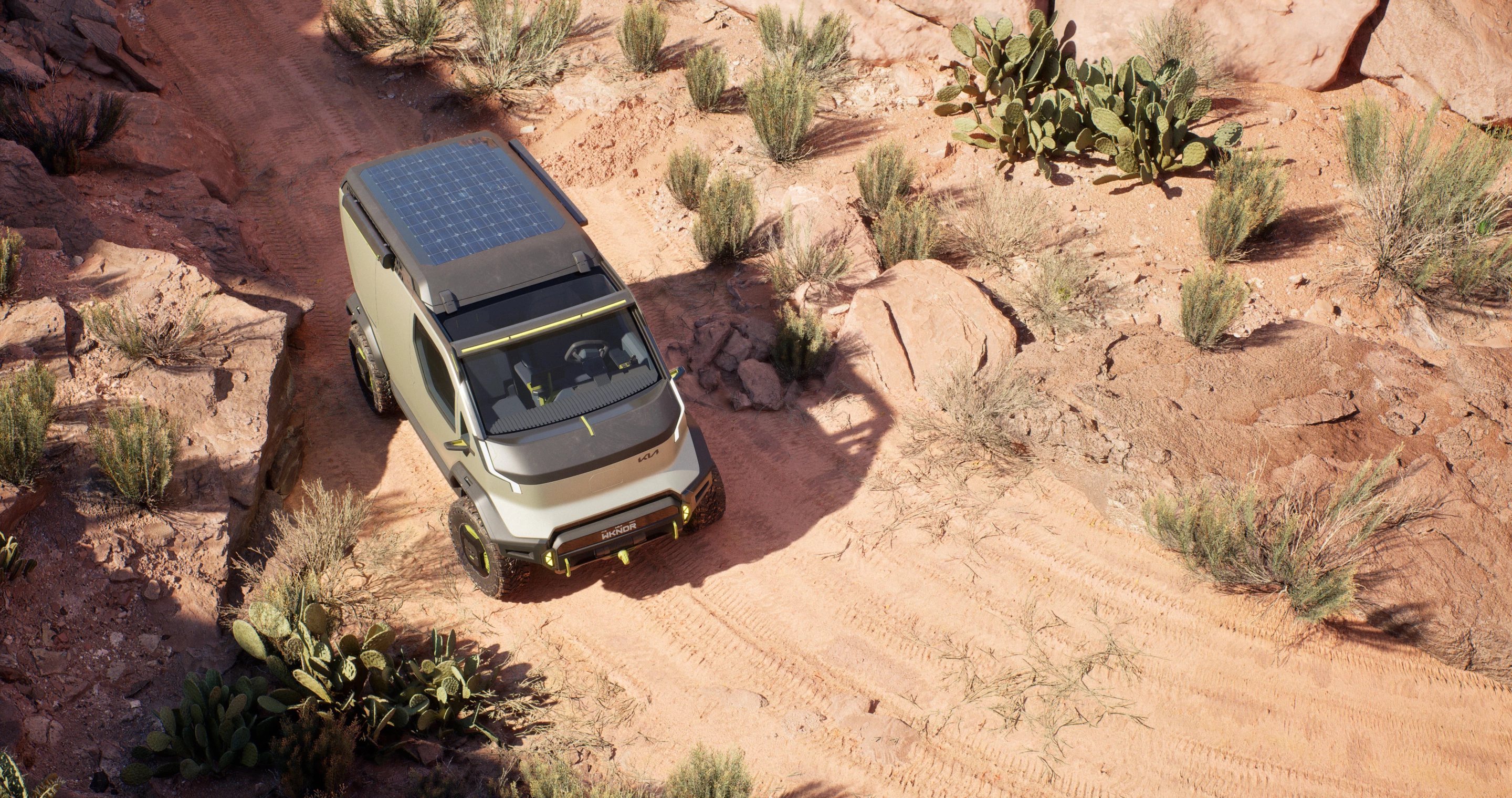 The PV5 WKNDR's solar panels help extend its off-grid camping capability