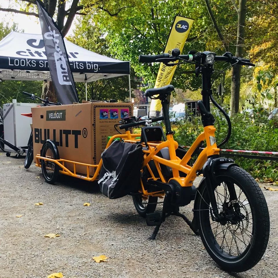 The Carla trailer turns the GSD into an electric mini-tractor trailer