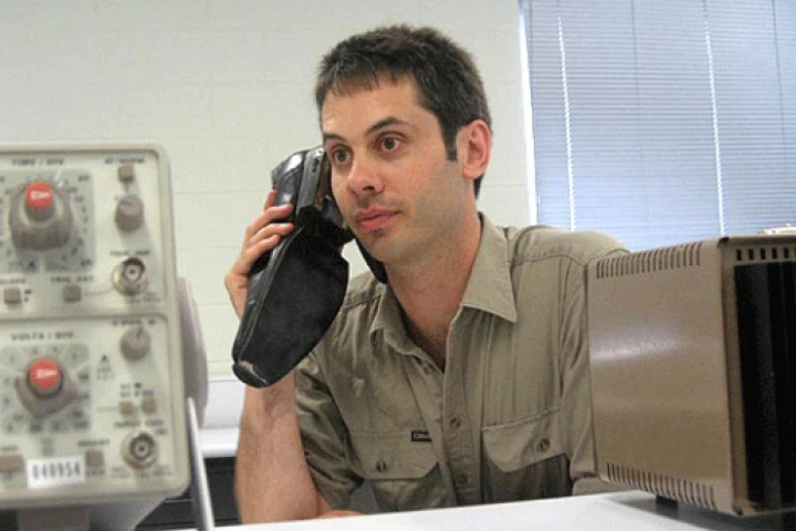 Paul Gardner-Stephen and his Shoe Phone