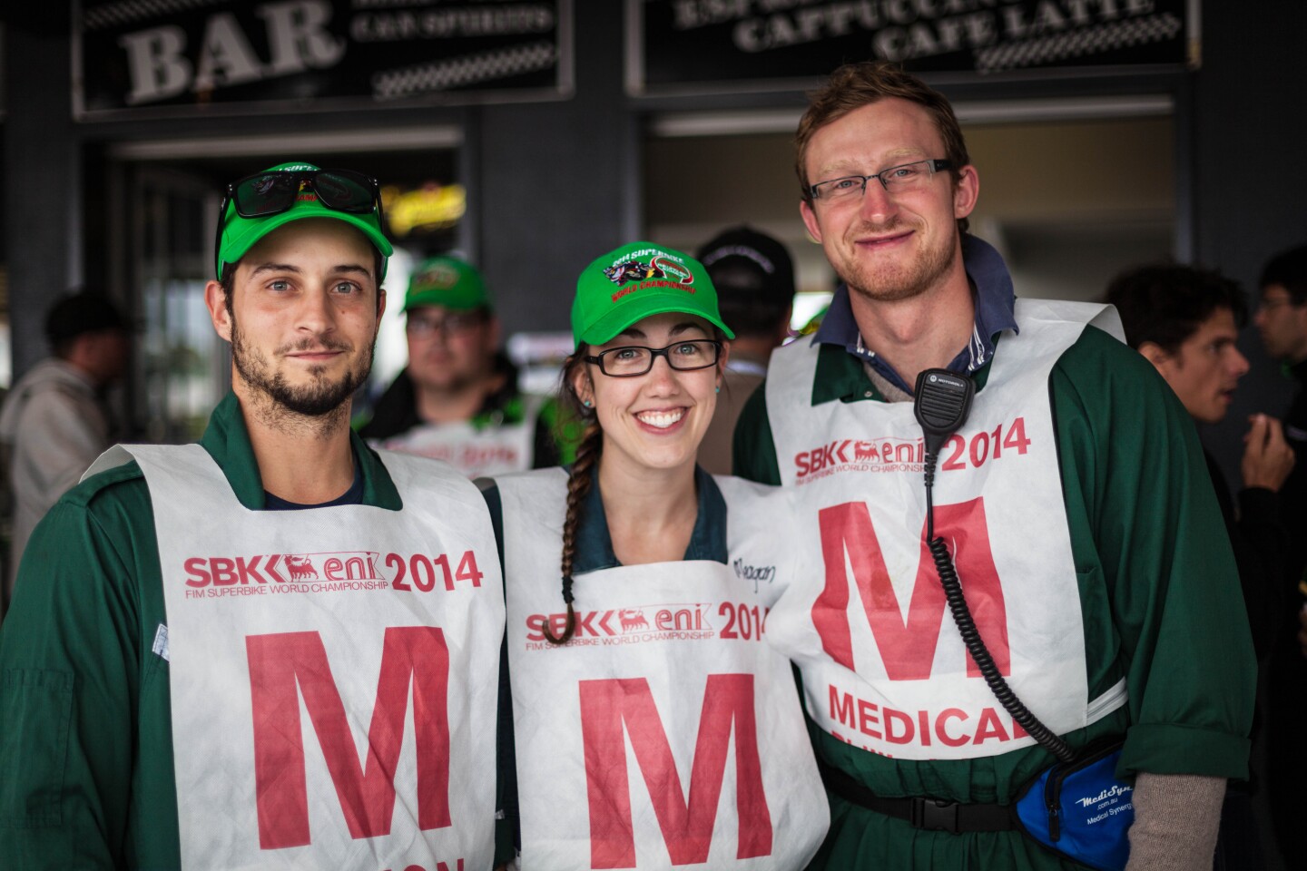 Joe, Megan and Adam, Medical Response team