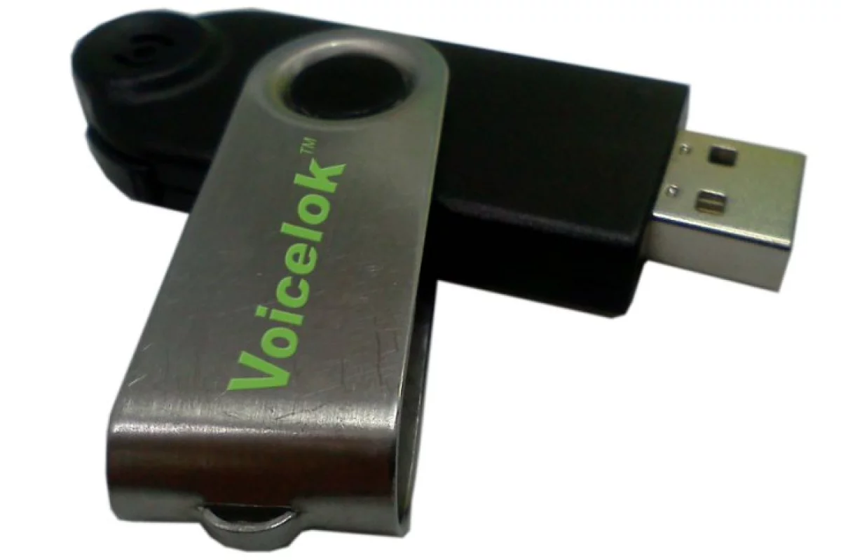 Voicelok Voice Authenticating USB Drive claims to provide the world’s first voicecode security