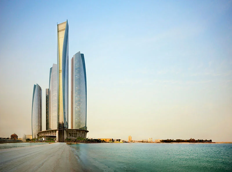 Etihad Towers in Abu Dhabi