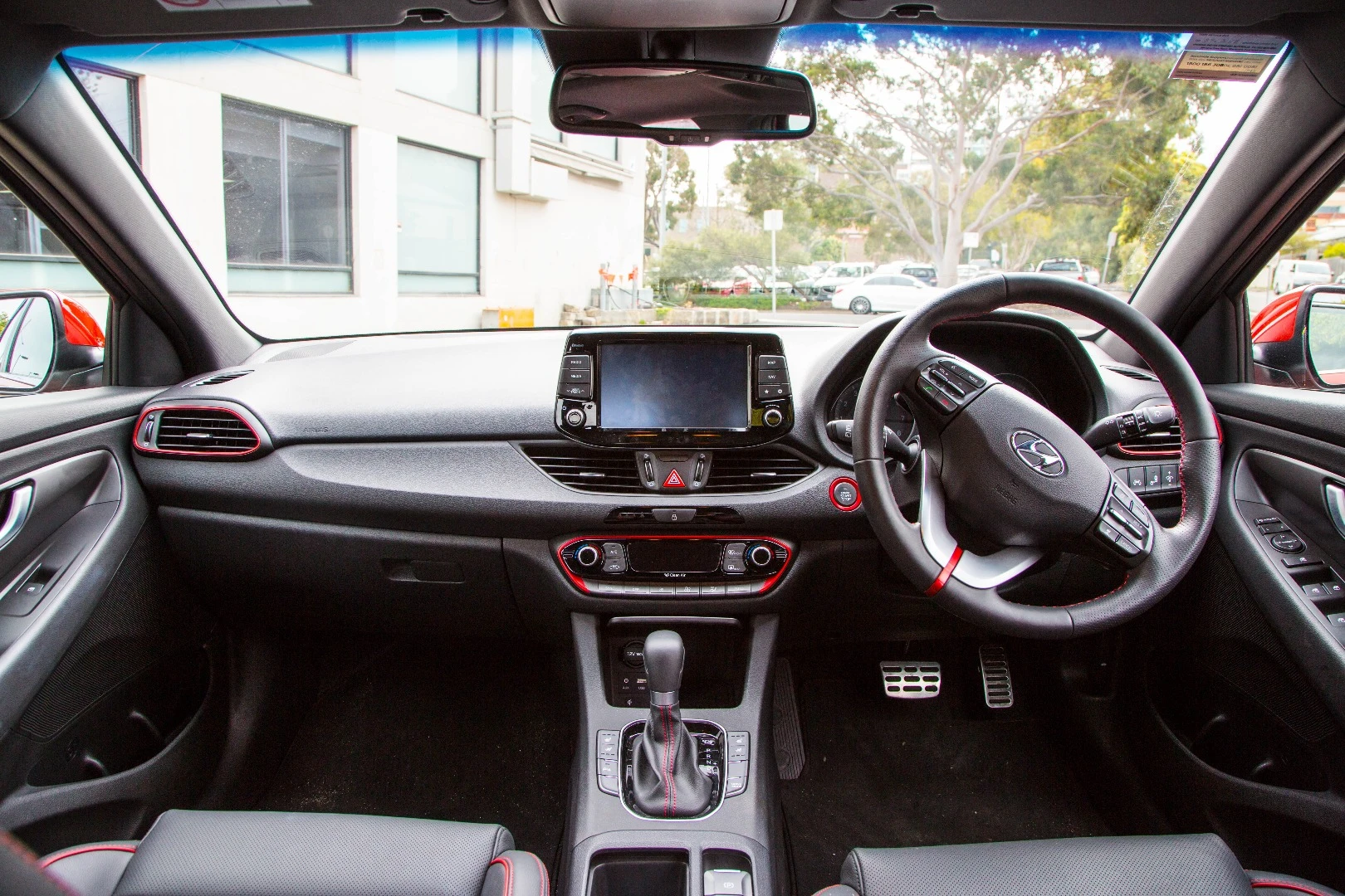 Behind the wheel of the i30 SR Premium
