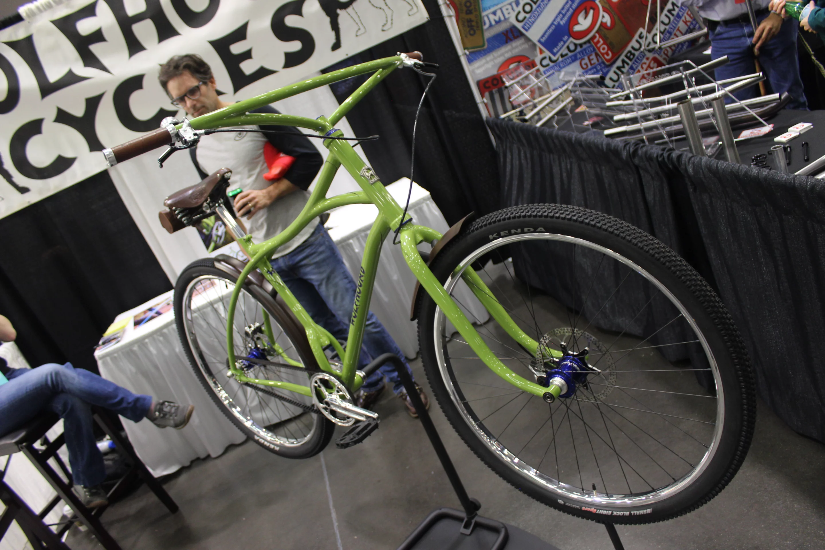 Beautiful cruiser bike from Wolfhound Cycles