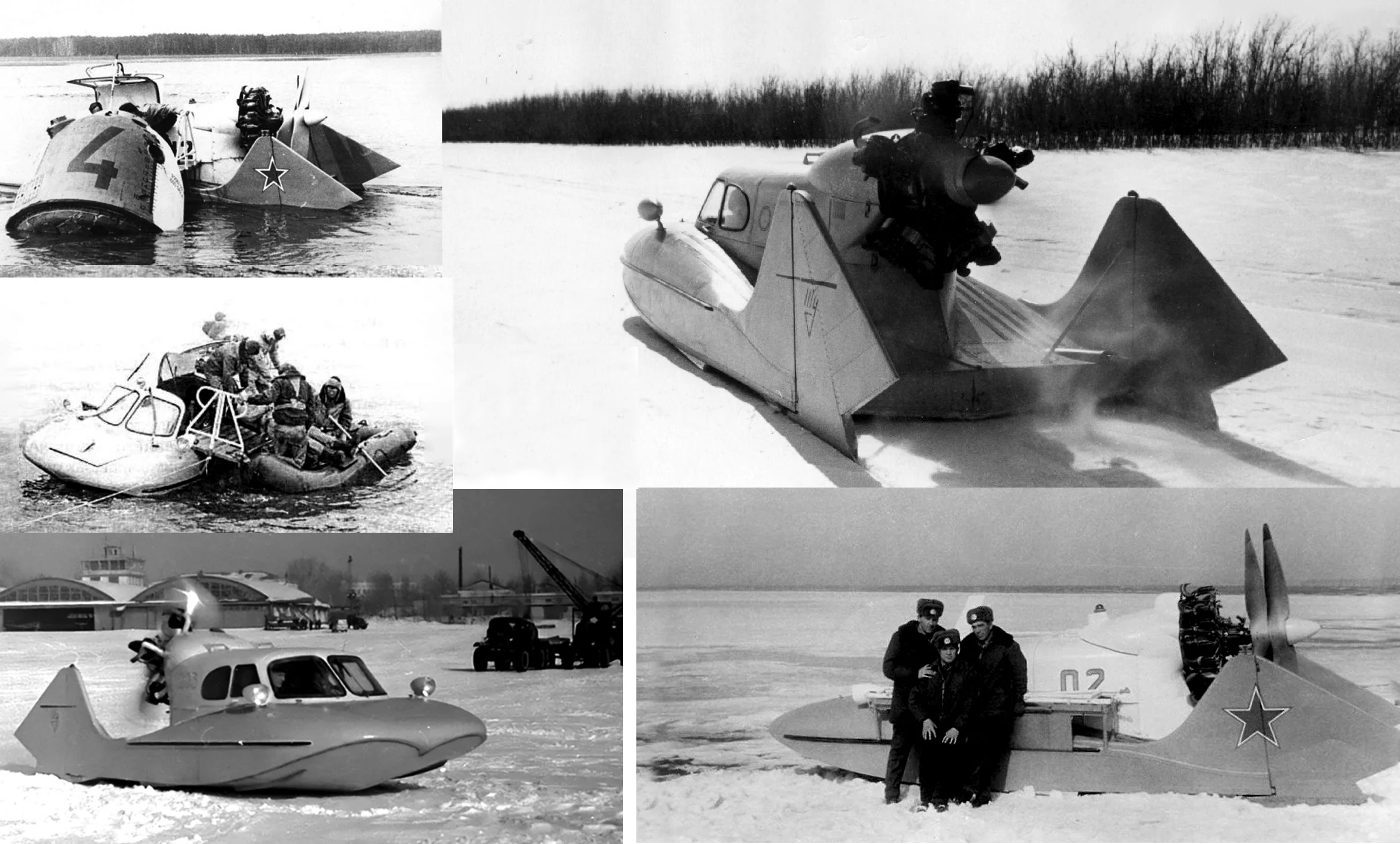 Pictures of the original five-cylinder Tupolev A-3 when it was being actively used to retrieve returning Russian Cosmonauts from the vast frozen wasteland.
