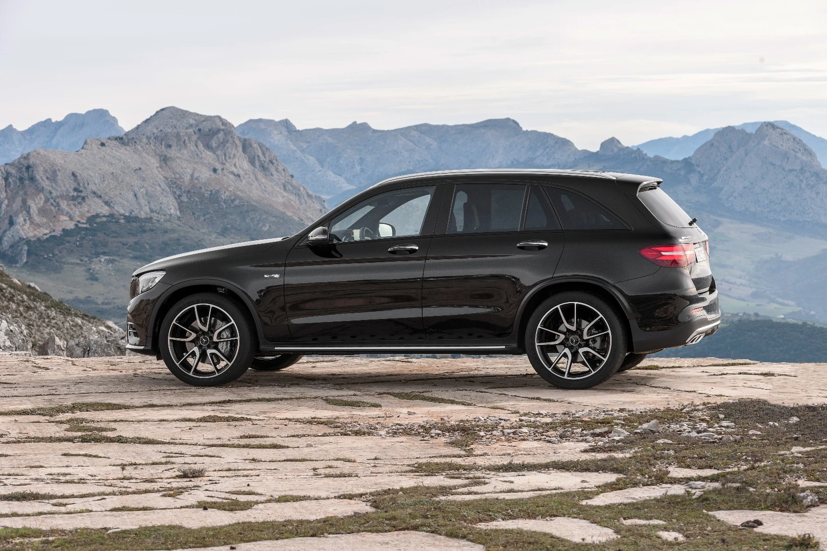 The car is fitted with 19-inch wheels as standard, but 21s are optional