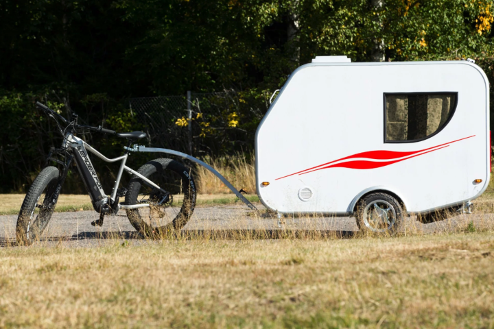 The Hupi was designed for use with an ebike, and FCVC offers two options from Leader Fox