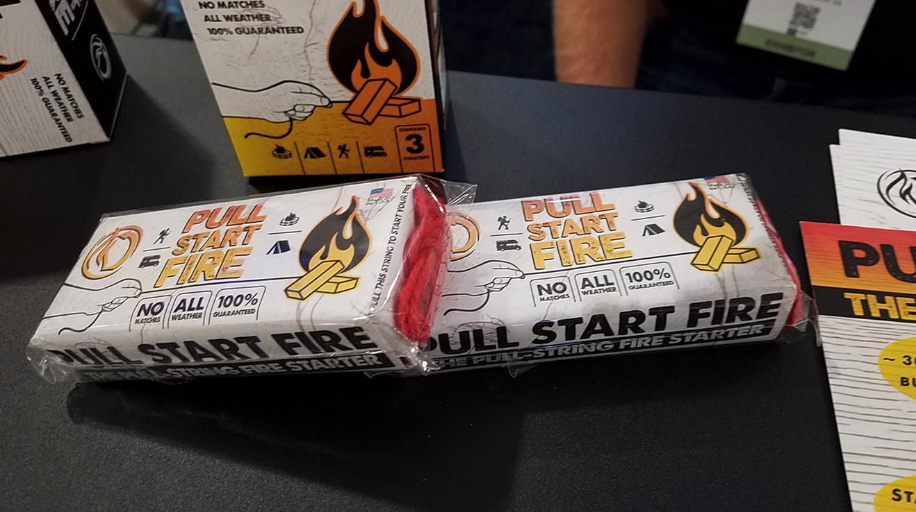 Pull Start Fire lets you get a fire going as if you're starting a lawnmower