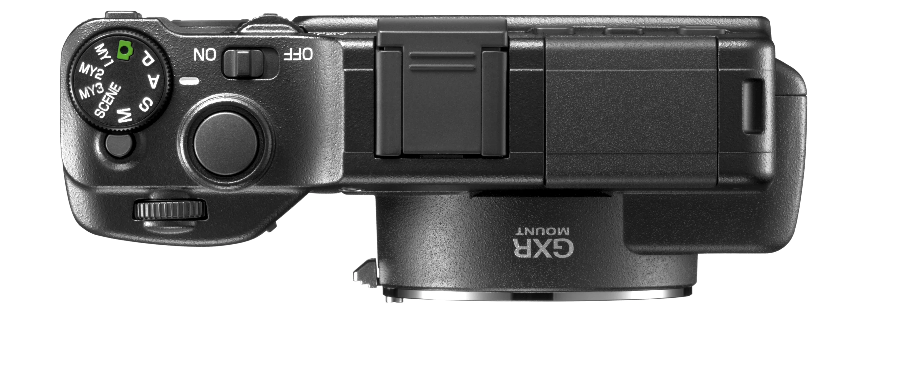 The GXR MOUNT A12 module and body from the top