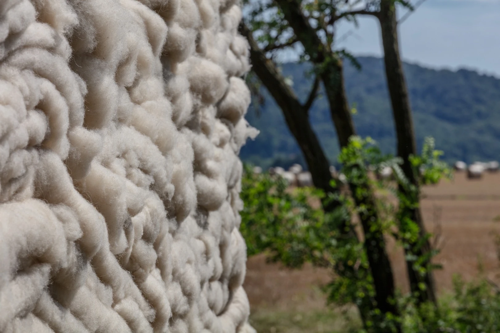 Hello Wool has been designed so that warm air escapes through a chimney-like vent, so the interior doesn't get too hot