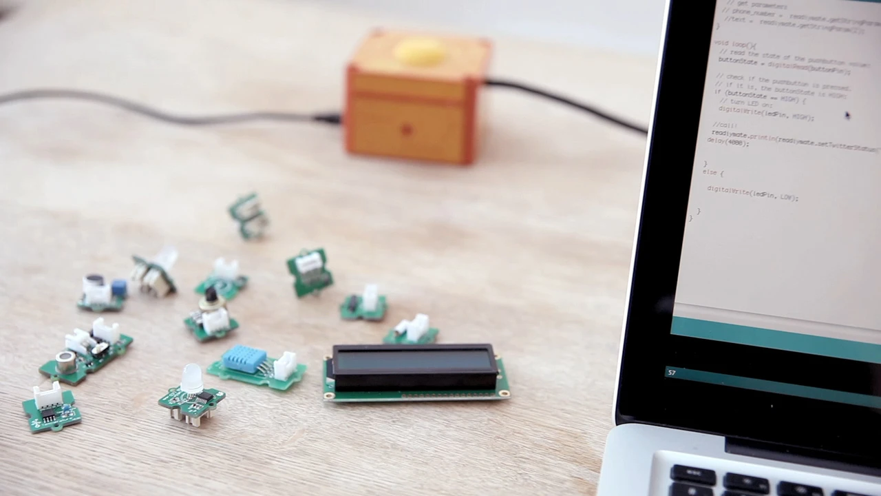 You can write your own apps and add functions to ReaDIYmate by selecting from 50 available electronic brick components