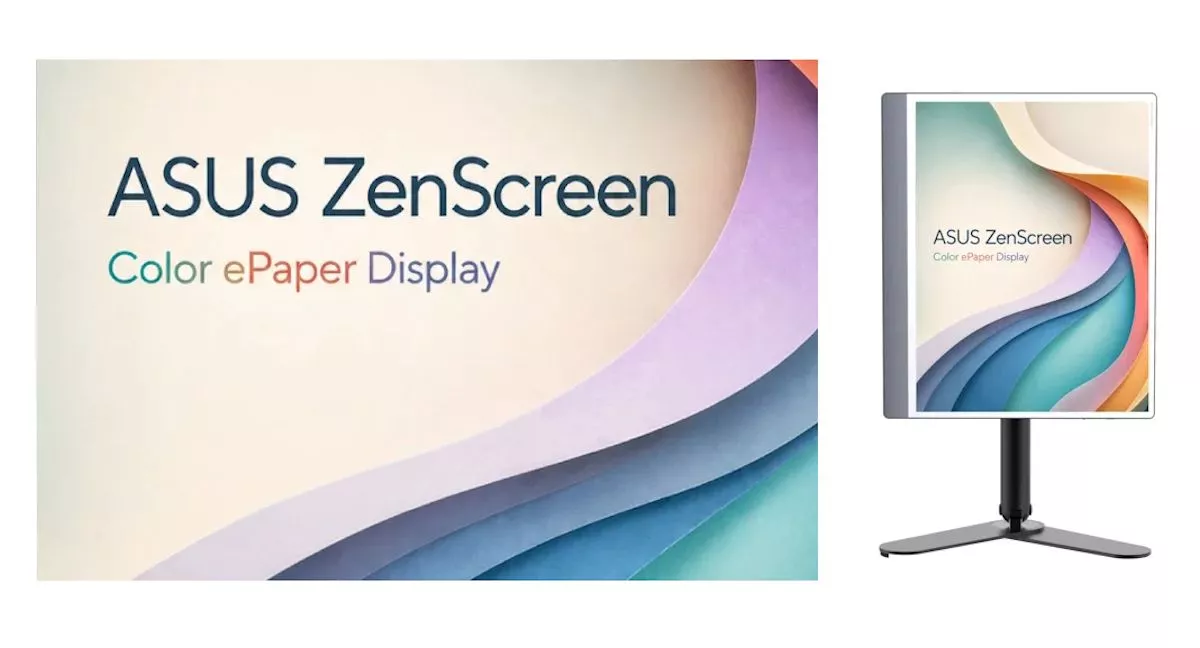 he bundled mounting system allows the lightweight ePaper panel to quickly pivot 90 degrees into a vertical portrait orientation