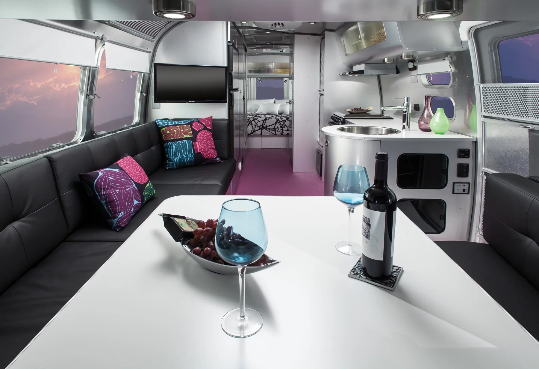 The Airstream International Sterling in Obsidian Violet