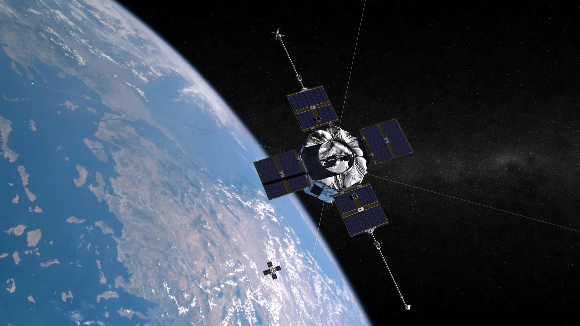 Artist concept of the Van Allen Probes.