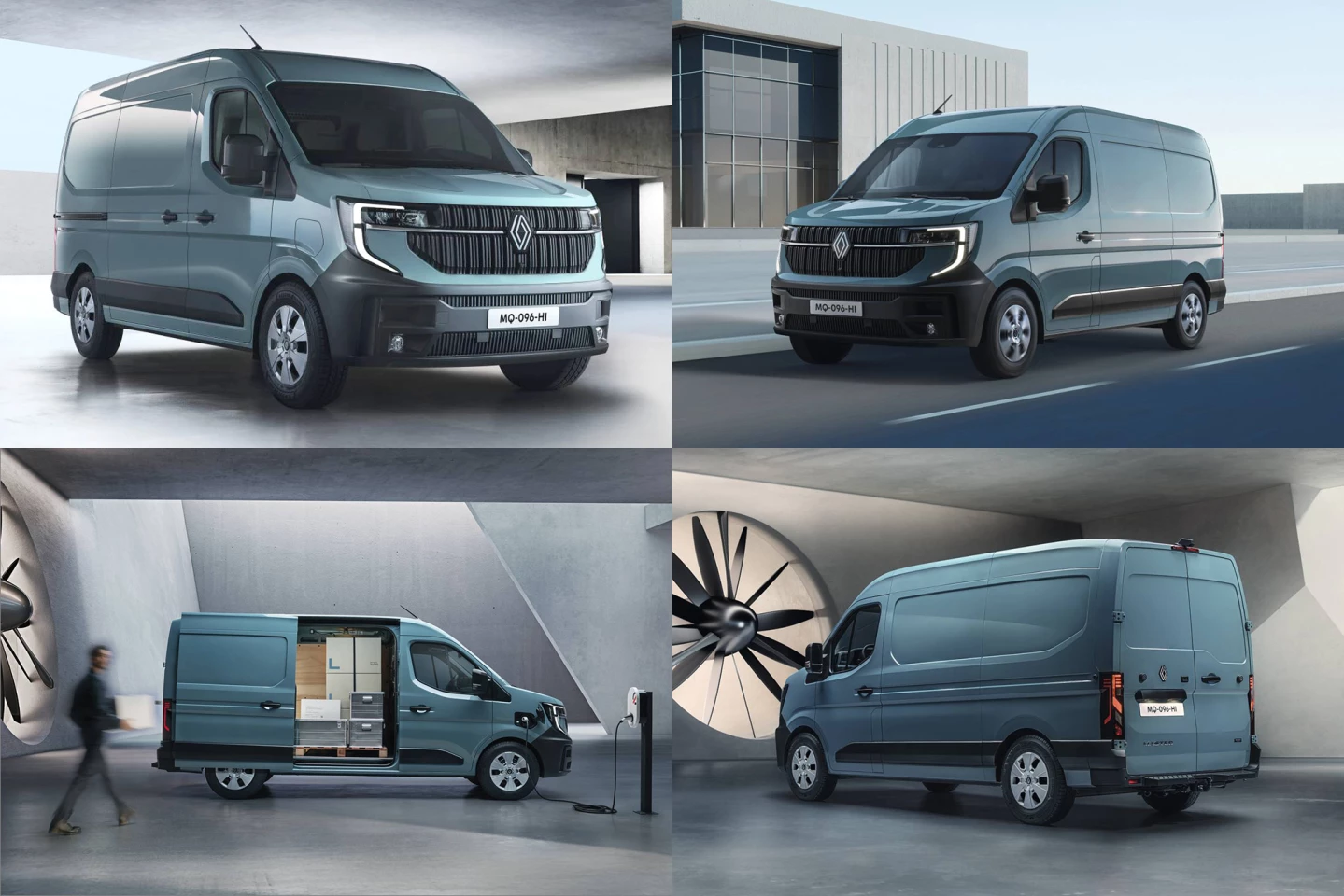 Renault has announced the forthcoming production (no dates specified) of a robotized electric miniBus platform based on the New Renault Master