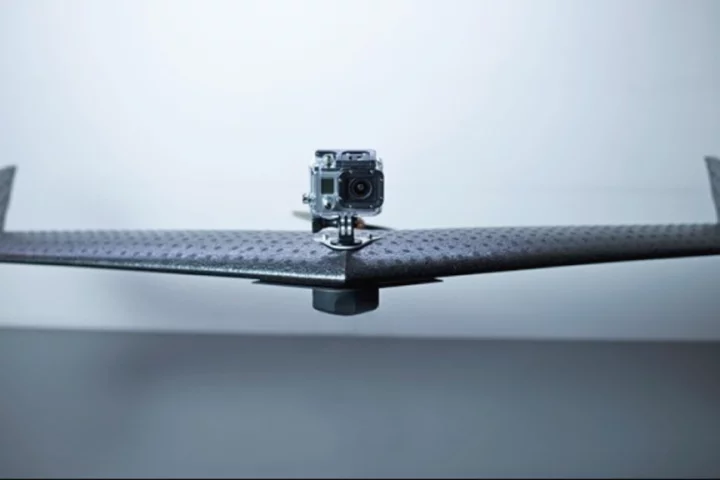 The LA100 is designed to carry a GoPro HERO3 for capturing aerial images