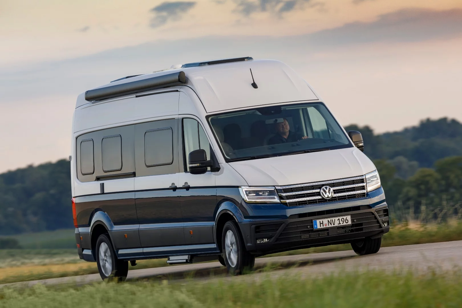 Volkswagen's Grand California 680 comes with up to six camper cabin windows