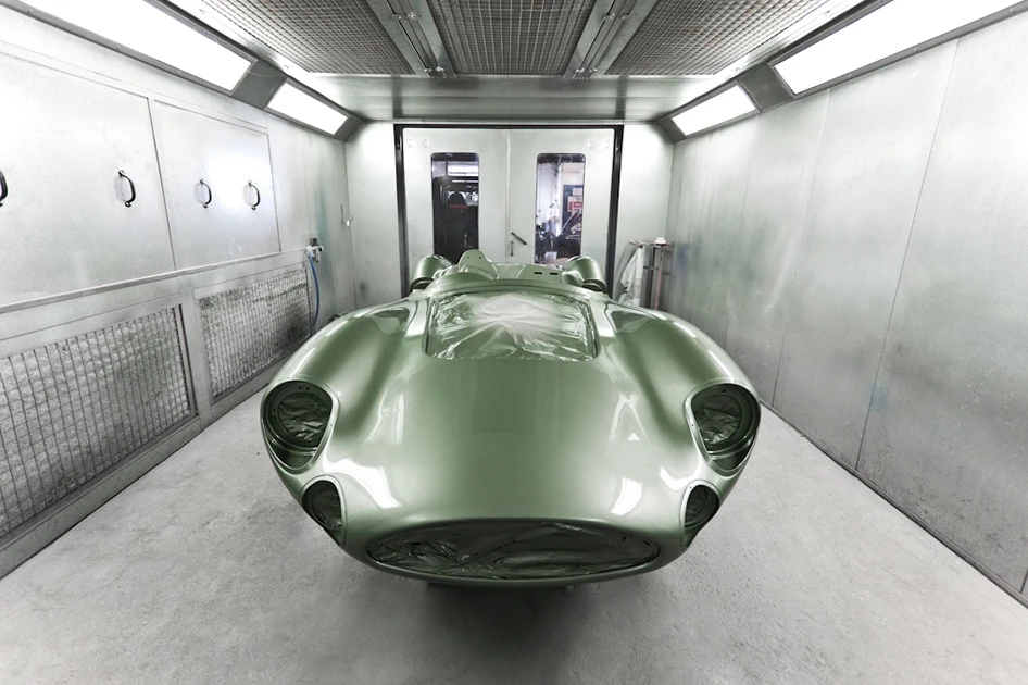 DBR1 replica in the making by Evanta Motor Co. (Image: Richard Pardon)